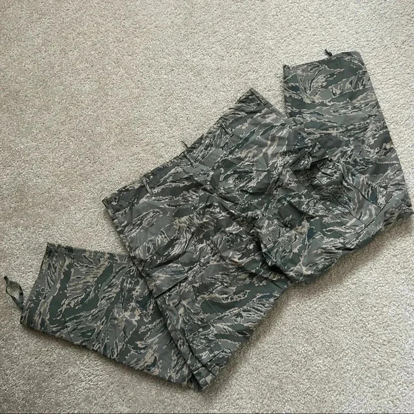 USAF Cold Weather Tiger Stripe Camouflage Trousers Pant XL Long SPM1C1-08-D-1041 - Picture 11 of 16